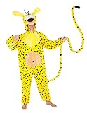 Generique - Marsupilami Tierkostüm für Erwachsene gelb-schwarz - S /...