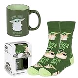 The Mandalorian Tasse und Socke, Baby Yoda Geschenkset,...