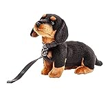 Uni-Toys - Dackel (mit Leine) - 27 cm (Länge) - Plüsch-Hund,...