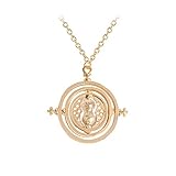 EUFANCE Sanduhr Halskette Harry Potter 360 Grad Zeit Thema Rotierende...