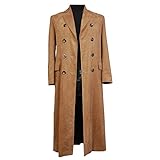Doctor Who Dr. Brown Coat Mantel Jacke Cosplay Kostüm Herren S