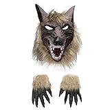 Toddmomy 1 Set Wolf Streichmasken Wolf Krallen Handschuhe Halloween...