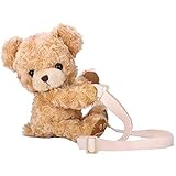 TOSSPER Crossbody Bag Teddybär Münze Geldbörse Plüsch Gefüllt...
