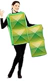 EUROCARNAVALES, SA Tetris Grün Kostüm für Erwachsene