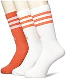 adidas, Set Di 3 Paia Di Calze Alte, Socken, Weiß/Prelive -Rot/rot,...