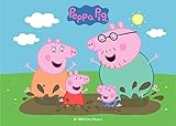 Peppa Pig - Tortendeko - Essbares Kuchendekoration für Geburtstags -...