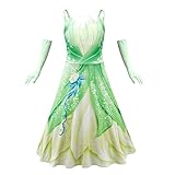 Lito Angels Prinzessin Tiana Kostüm Kleid Verkleidung mit Handschuhe...
