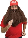 MIMIKRY I felt like running! Rote Basecap mit langen braunen Haaren...