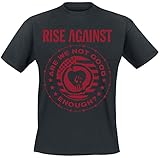 Rise Against Good Enough Männer T-Shirt schwarz M 100% Baumwolle...