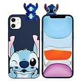 Hülle Kompatibel mit Apple iPhone 11 6,1', Stitch Weich Silikon...