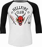Heroes Inc. Stranger Things Herren T-Shirt aus Baumwolle, 3/4 Ärmel,...