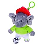 Benjamin Blümchen Kuscheltier Fußballspieler mit Sound und Anhänger...