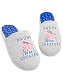 Peppa Pig-Hausschuhe Mens Erwachsene Papa-Geschenk-Slip auf...