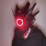 TIWI Punk Gothic Masken Helm für Erwachsene, Futuristische Punk...