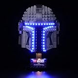 cooldac Licht-Kit für Lego Star Wars 75328 Der Mandalorian Helm, LEDs...