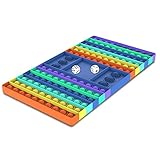 XXL Pop Game Zappelspielzeug, Regenbogen Schachbrett Push Bubble...