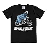 Logoshirt® Sesamstrasse I Krümelmonster I Motorrad I Born to Be...