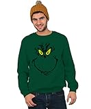 Ugly Christmas Sweater - Grinch in knitted Optic - witziges...