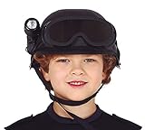 shoperama Kinder Helm Spezialeinheit mit Schutzbrille und Taschenlampe...