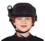shoperama Kinder Helm Spezialeinheit mit Schutzbrille und Taschenlampe...