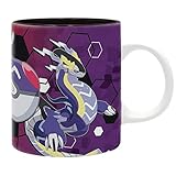 ABYstyle, Keramik- Pokemon Tasse Legendär, Scharlachrot und Violett