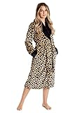 CityComfort Bademantel Damen Flauschig, Fleece Morgenmantel Damen...