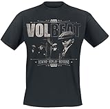 Volbeat The Gang Männer T-Shirt schwarz XL 100% Baumwolle Band-Merch,...