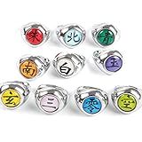 Ringe mit Halskette Fingerringe, Gotyou 10 Stücke Naruto Ringe,...