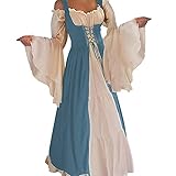 Aibaowedding Renaissance Kleid Damen Mittelalter Kleid Mittelalter...