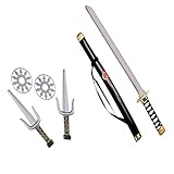 Widmann 27271 - Ninja Waffenset, 1 Schwert mit Scheide, 2 Dolche, 2...