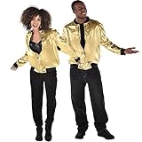 amscan 845899-55 - Unisex Erwachsene Gold Hip Hop Jacke Fasching...