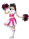 LOLANTA Mädchen Cheerleader Kostüm Schulkind Cheer Kostüm Outfit...