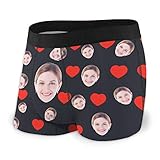 Benutzerdefinierte Herren Boxer Briefs Gesichter Print Unterhosen...