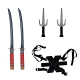 CoolChange Kinder Ninja Schwert Set für Samurai Kostüm | Kunststoff...