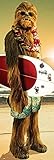 Close Up Star Wars Poster Chewbacca Surfin' (53cm x 158cm)