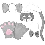 dressforfun 302047 - Kostüm Set Elefant für Erwachsene, Haarreif mit...