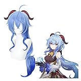 Ge-Nshin Imp-Act Gan-yu Cosplay Perücke Halloween Perimen Anime...
