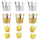 ZWZNBL 12 dekorative Kronenhüte, Prinz-Prinzessin-Kronen, goldene und...