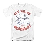 Cotton Soul Breaking Bad Los Pollos Hermanos Herren-T-Shirt, Weiß,...