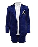 Zhangjianwangluokeji Herren Blau Anzug Kurze Hosen Band Leistung...