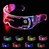 JYB Hopefuture LED leuchtende Brille, Bunte Technologie EL...