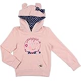 Peppa Wutz Sweatshirt Mädchen Hoodie Kapuzenpullover (Rosa 2, 98)