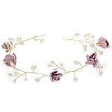 BESTOYARD Blumen Mädchen Kronen Haarband perlen Haarreifen Haar-Reben...