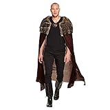 Boland 71015 - Umhang Jäger, Braun, Cape, Überwurf, Mittelalter,...