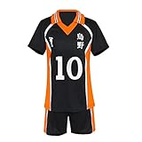 COMING Karasuno Uniform Shouyou Hinata Halloween Cosplay Costume Shirt...