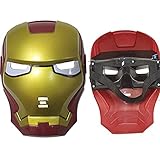 Morningsilkwig Superhelden Masken 1Pcs Ironman Maske Party Superhelden...
