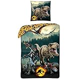 MTOnlinehandel Jurassic World Dinosaurier Kinder-Bettwäsche · 1 x...