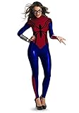 Hejo Home Damen Spider Kostüm Spinnen Frau Girl Rot Blau Größe S-M...
