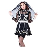 Damen Kleider,Halloween Kleid Mädchen Ärmel Crewneck Kleid Frauen...