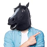 Bstask Pferd Maske Latex Realistische Tier Vollkopf Masken für...